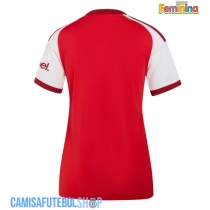 Camisa de time de futebol Arsenal Replicas 1º Equipamento Feminina 2026-27 Manga Curta